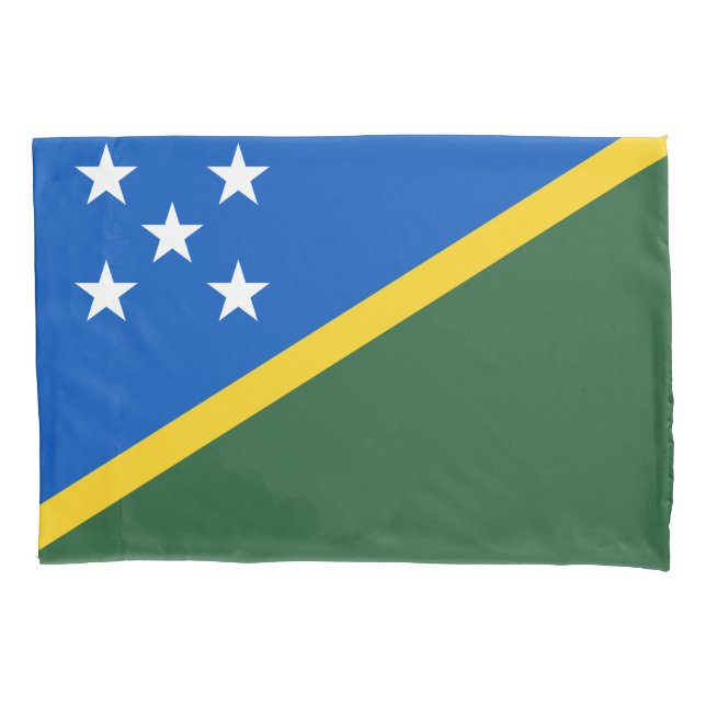 Housse D'oreillers Solomon Islands Flag (devant)