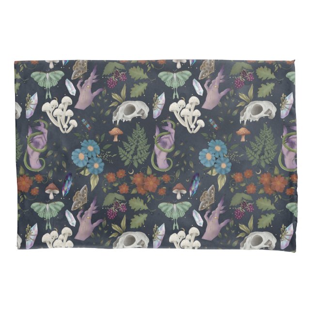 Housse D'oreillers Sorcière nature (devant)