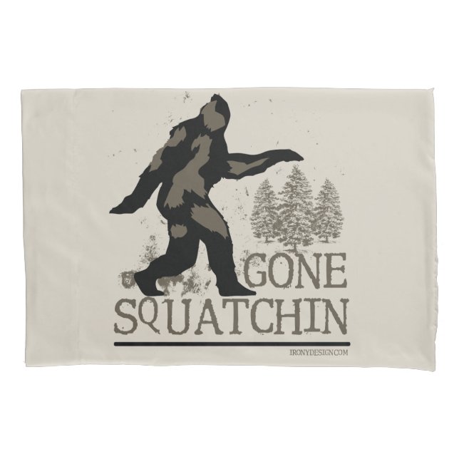 Housse D'oreillers Squatchin allé (devant)