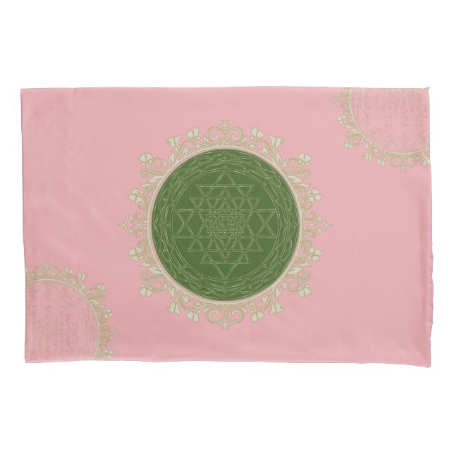 Housse D'oreillers Sri Yantra Mandala - Pillowcase (devant)