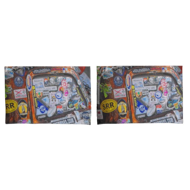 Housse D'oreillers Stickers (devant-Set)