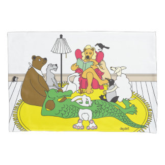 Housse D'oreillers Story Hour Whimsical Pillowcase