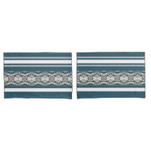 Style décoratif en bleu et gris