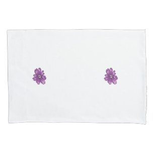 Housse D'oreillers Style Fille, Aubergine Légère, Cèdre Blanchi