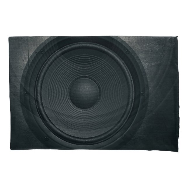 Housse D'oreillers Style Grunge, arrière - plan haut-parleur audio (devant)