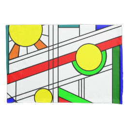 Housse D'oreillers Style moderne en verre de trait