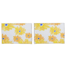 Housse D'oreillers Summer Yellow Floral