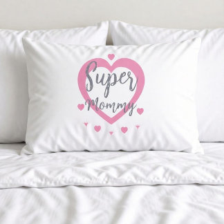 Housse D'oreillers Super Mommy Personalized Best Mom Gift pillow case