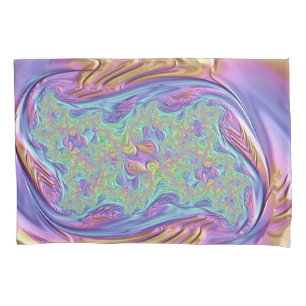 Housse D'oreillers ~ Super Satin ~ Design fractal ~ Original ~