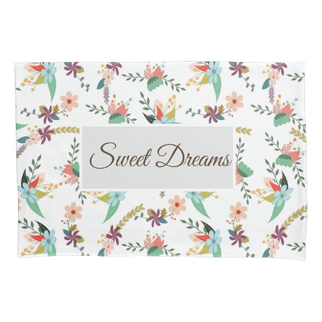 Housse D'oreillers Sweet Dreams 1 Pillowcase unique personnalisé (devant)