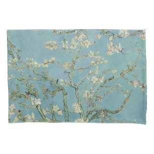 Housse D'oreillers Tableau des fleurs d'amandes de Van Gogh