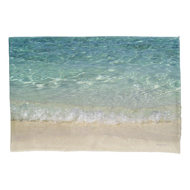 Housse D'oreillers Tahiti Blue Tropical Water (devant)