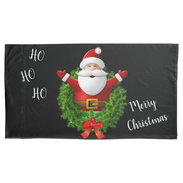 Housse D'oreillers Taille Pillowcase Père Noël de vacances (devant)