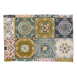 Housse D'oreillers Talavera Indian : Patchwork, Ethnic Mosaic.