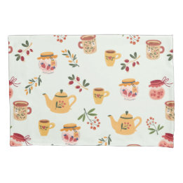 Housse D'oreillers Tea Time Motif sans faille