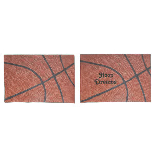 Housse D'oreillers Team Spirit_Basketball texture look_Hoop Dreams