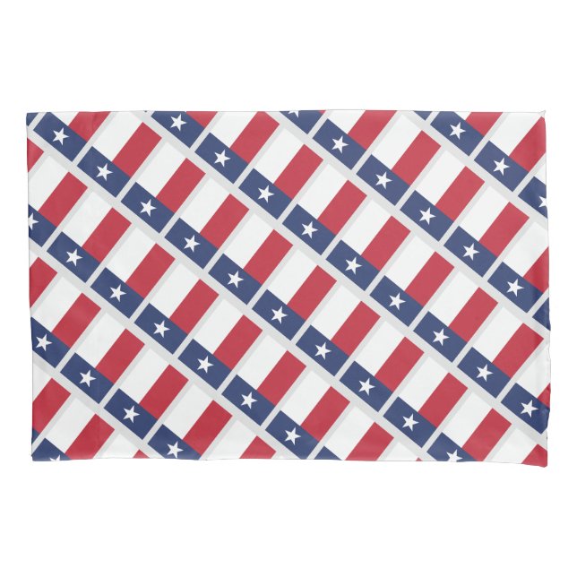 Housse D'oreillers TEXAS DRAPEAU Étoile solitaire Etat Customisé réve (devant)