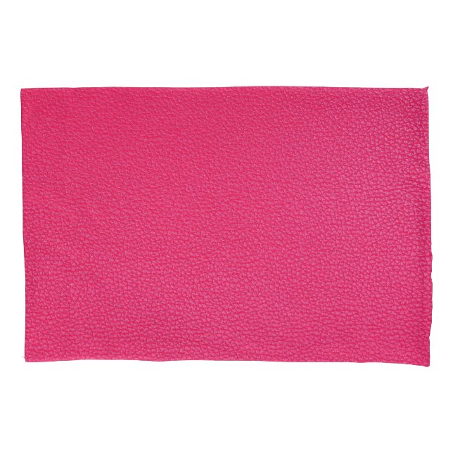 Housse D'oreillers Texture De Tissu Rose De Luxe. (devant)