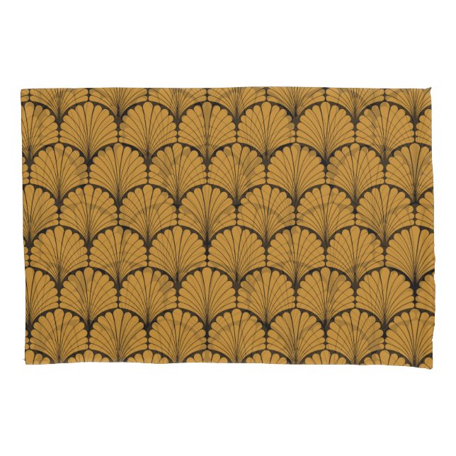 Housse D'oreillers Texture florale géométrique Art déco (devant)