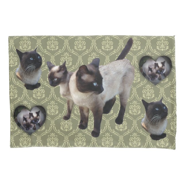 Housse D'oreillers Thailand-born Siamese cat (devant)