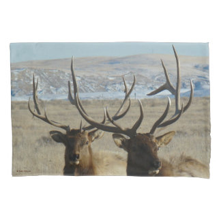 Housse D'oreillers Tir double tête d'élan E45