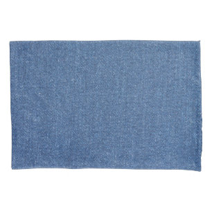Housse D'oreillers Tissu d'origine bleu mode jean denim