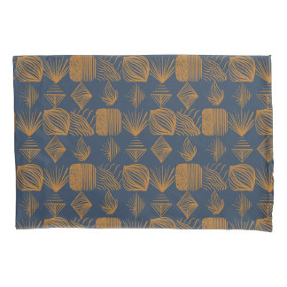Housse D'oreillers Tissu Tribal des Caraïbes audacieux : bleu marine,
