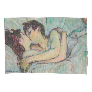 Housse D'oreillers Toulouse-Lautrec - En Lit, Baiser
