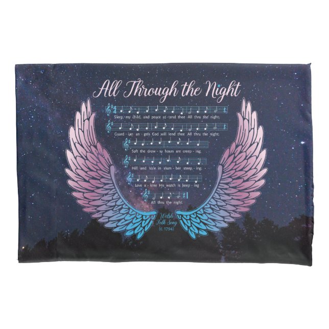 Housse D'oreillers Tout au long de la nuit Pillowcase (devant)
