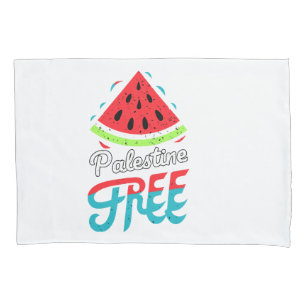 Housse D'oreillers Tranches paisibles Watermelon Free Palestine - Sou