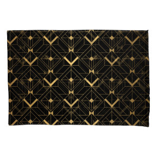 Housse D'oreillers Triangle Art Déco : Motif de luxe.