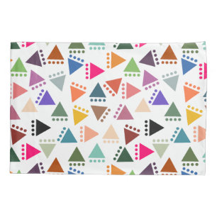 Housse D'oreillers Triangles Boho Plus Gros