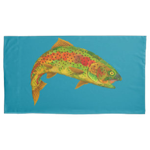 Housse D'oreillers Truite arc-en-ciel feuille Aspen 5