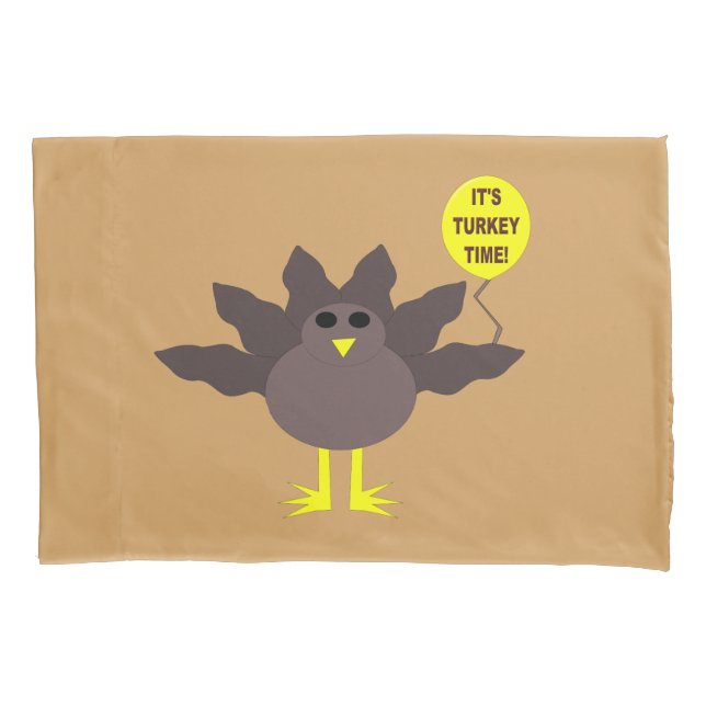 Housse D'oreillers Turquie Heure Thankgiving Pillowcase (devant)