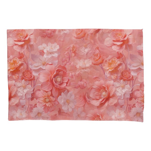 Housse D'oreillers Une teinte douce, rose-orange appelée Peach Fuzz (devant)