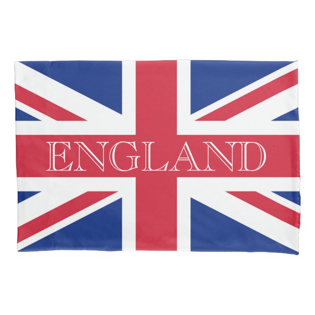 Housse D'oreillers Union Jack Drapeau Angleterre pccnt (devant)