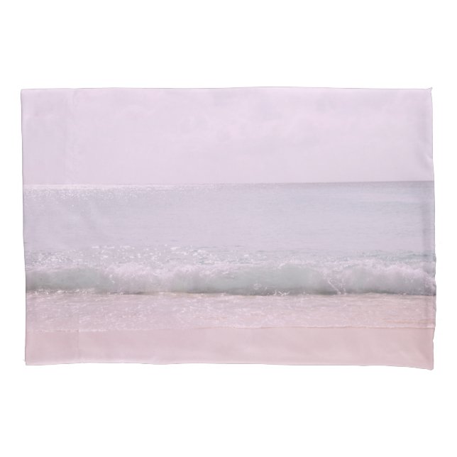 Housse D'oreillers Vagues océaniques Pastel doux 5 (devant)