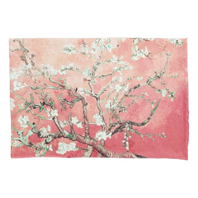 Housse D'oreillers Van Gogh Almond Blossoms pêche (devant)