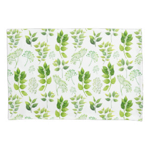 Housse D'oreillers Verdure et Motif bio