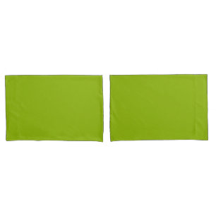 Housse D'oreillers Vert pomme (couleur unie) 