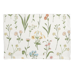 Housse D'oreillers Vibrant Floral Medley