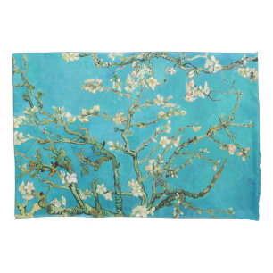 Housse D'oreillers Vincent Van Gogh peignant les fleurs d'amandier