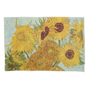 Housse D'oreillers Vincent Van Gogh - Vase avec douze tournesols