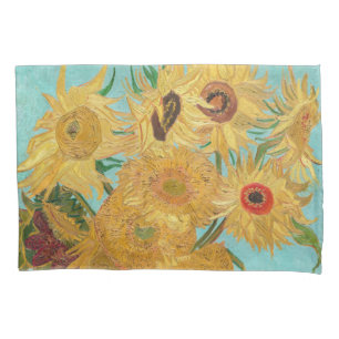 Housse D'oreillers Vincent Van Gogh - Vase avec douze tournesols