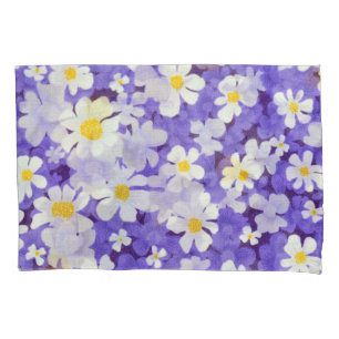 Housse D'oreillers Vintage coloré : Motif Fleur sans couture