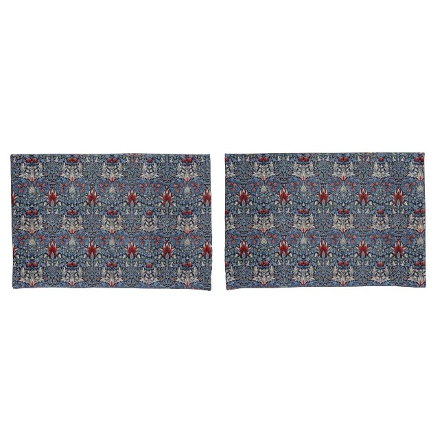 Housse D'oreillers Vintage William Morris (devant-Set)