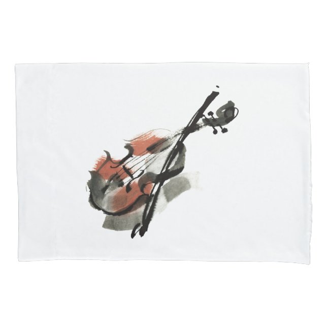 Housse D'oreillers Violon (devant)