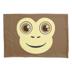Housse D'oreillers Visage de singe