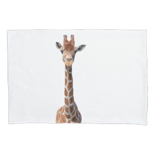 Housse D'oreillers Visage mignon de girafe