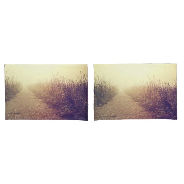 Housse D'oreillers Voie piétonnière Sunrise Coussin personnalisée (devant-Set)